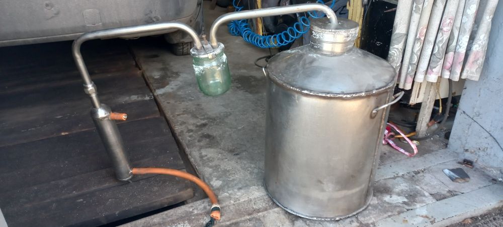 Продам дисцилятор з нержавiюча сталь, аппарат