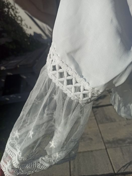 Narzutka narzuta bolerko do sukienki na ślub wesele  S nowa