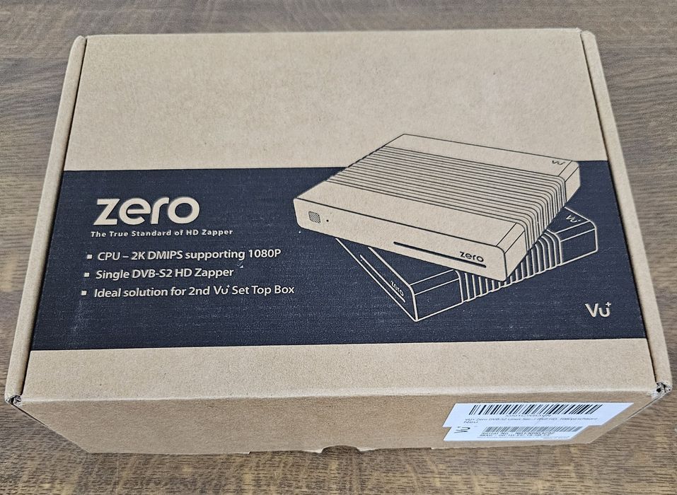 Tuner SAT Vu+ Zero Black DVB-S2 Single Linux