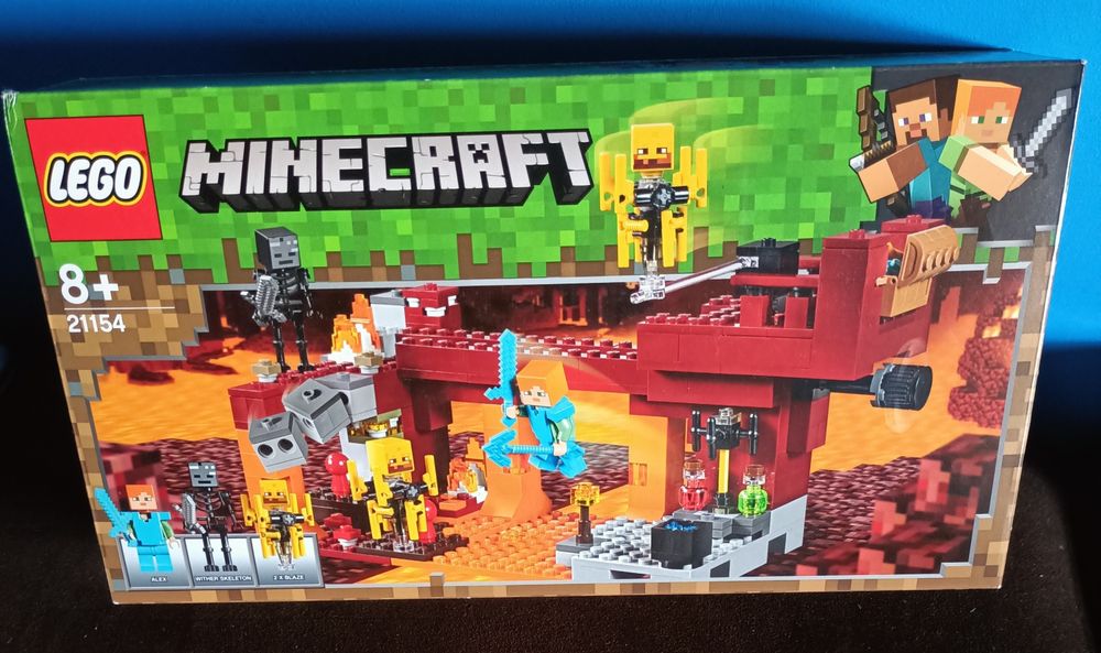 Lego Minecraft 21154 Most płomyków Nowy unikatowy zestaw kolekcjonerski Okazja!