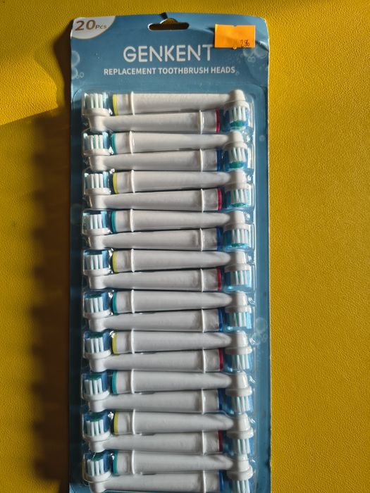 Końcówki do szczoteczki Oral-B Braun zamienniki GENKENT – 20 sztuk NOWE