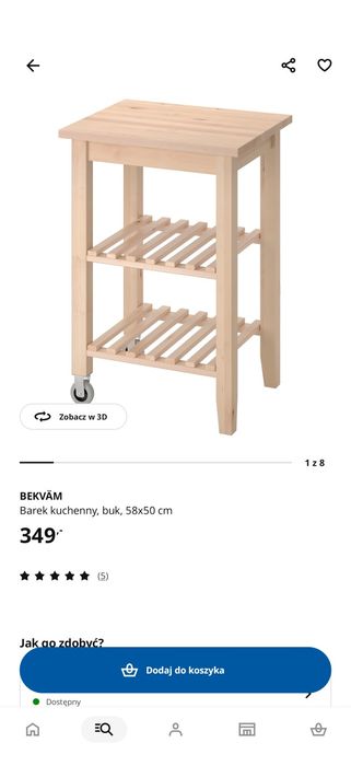 Barek kuchenny z IKEA