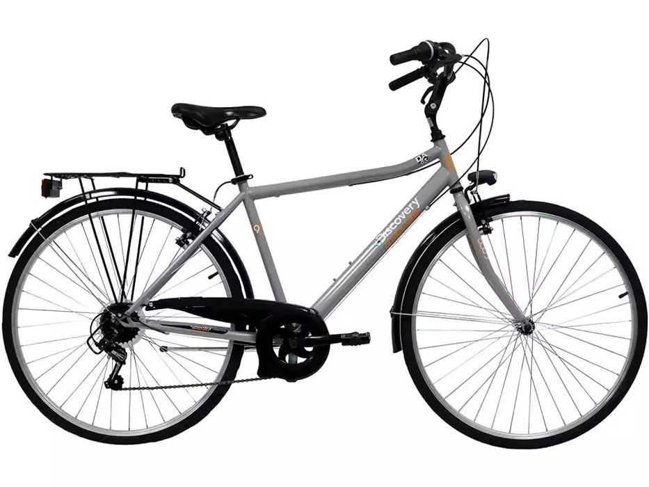 Rower miejski Discovery 28 cali, szary