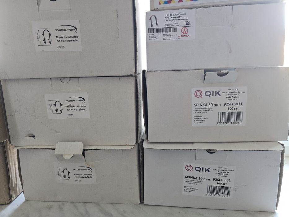 Sprzedam spinki do takera - ok. 3500szt
