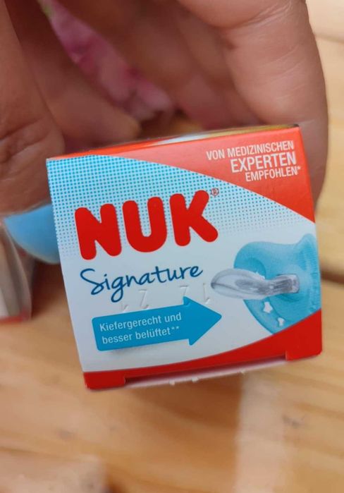 Smoczek Nuk Signature 0-6m ortodontyczny silikonowy. Nowy 1 szt
