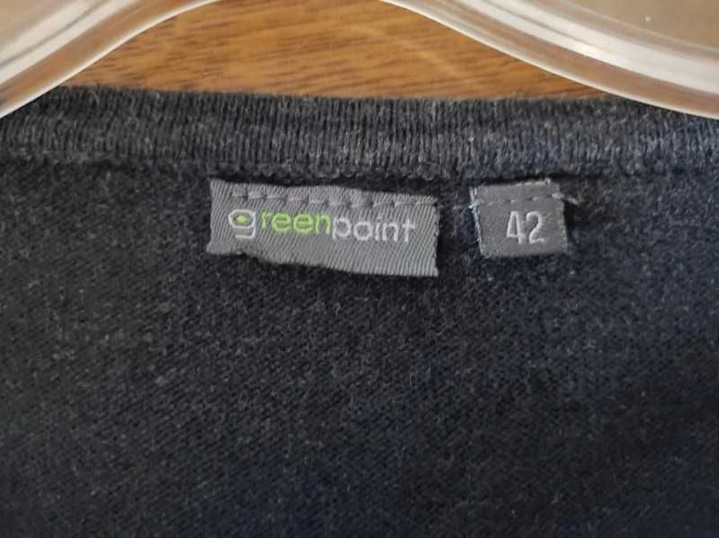 sweterek zapinany bolerko kardigan sweter szary grafitowy casual