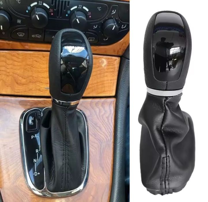 Alavanca Mercedes-Benz Punho Moca Manete+Fole Classe C, E, A, CLK, ex.