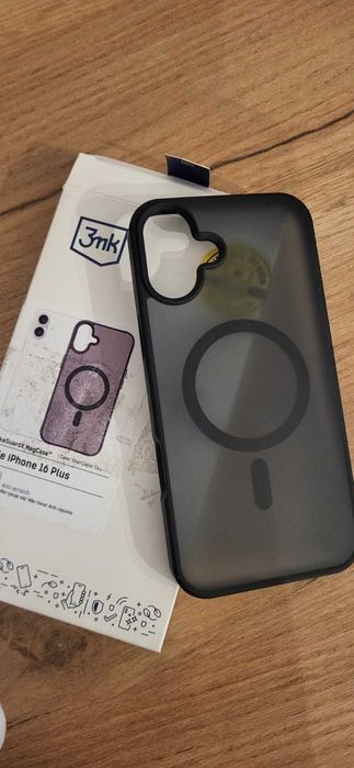 NOWE etui 3mk do iPhone 16 Plus z MagSafe silikon szary