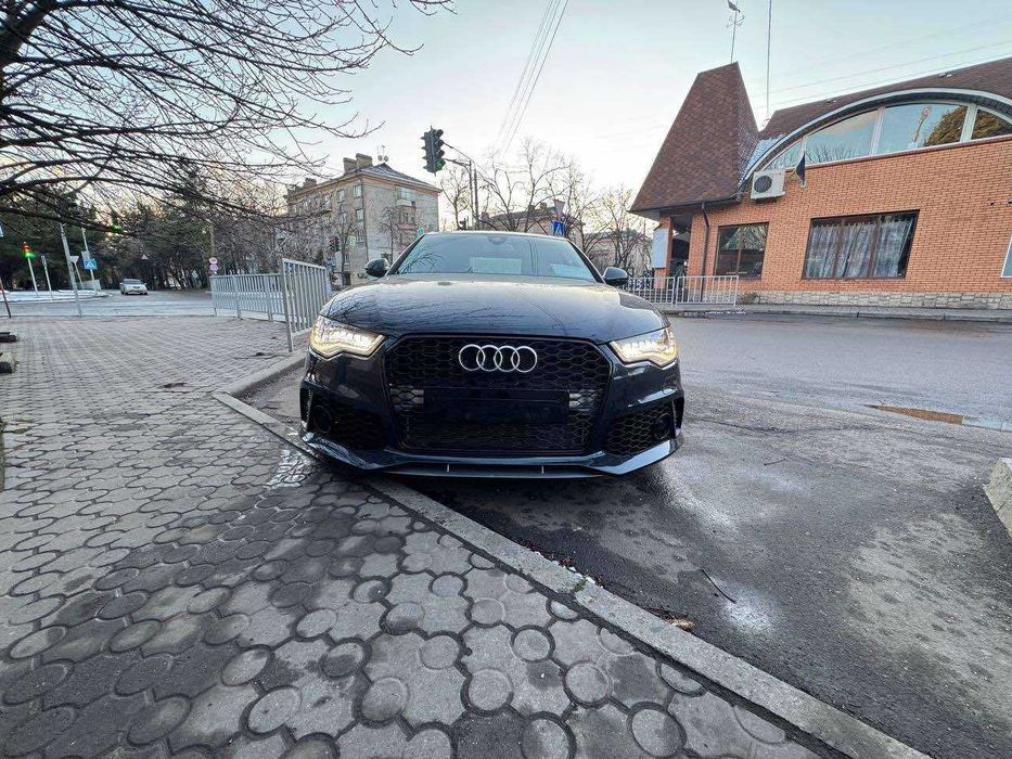 Передній бампер audi a6 c7 дорест стиль RS6 бампер передний ауди а6 с7