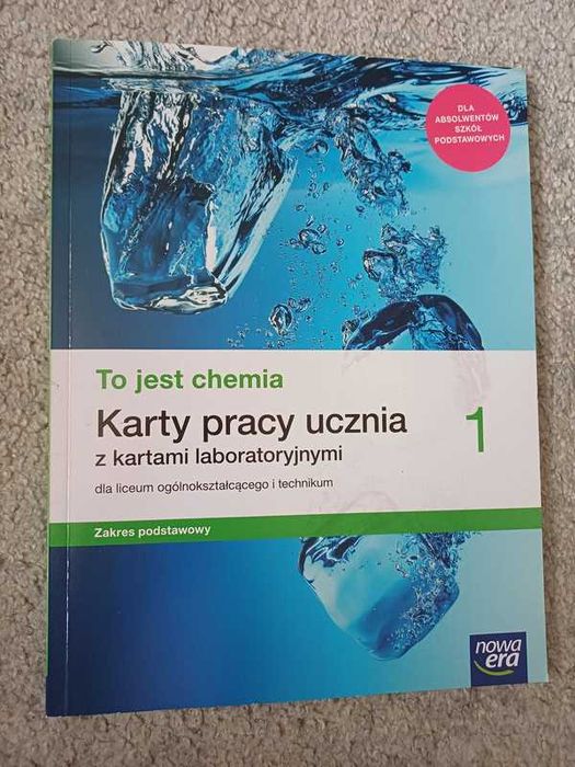 To jest chemia 1 karty pracy zakres podstawowy