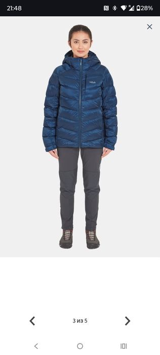 Жіноча куртка синього кольору