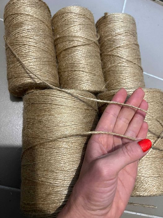 Шпагат джутовий 1кг котушка (600м)