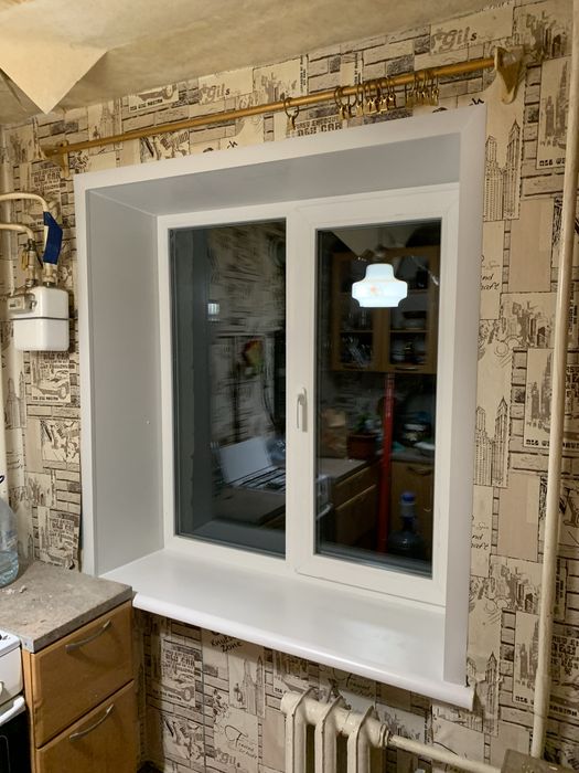 Установка окон и монтаж откосов