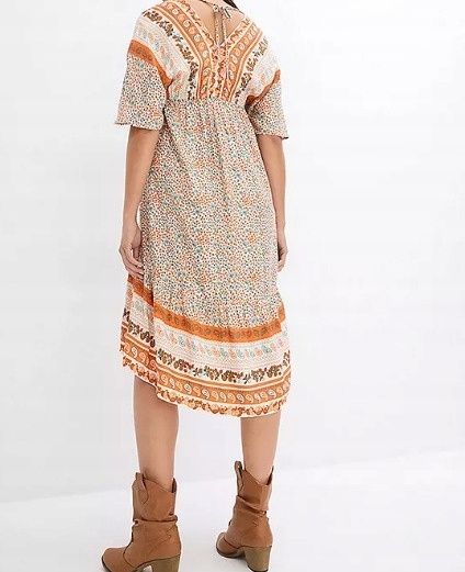 B.P.C sukienka ciążowa wzorzysta midi r.42