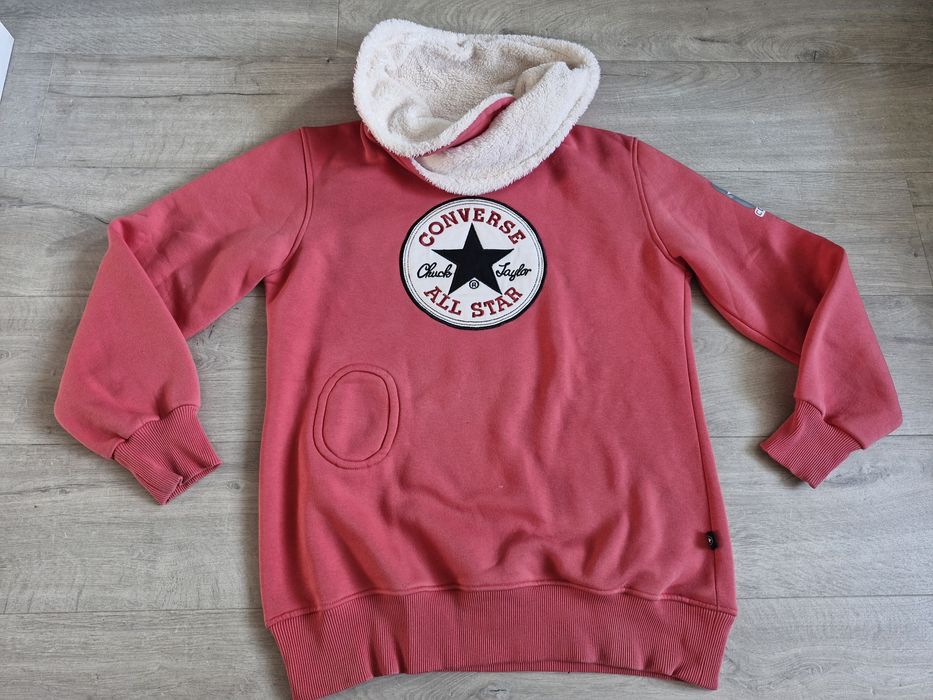 Bluza ciepła gruba damska Converse r. XL