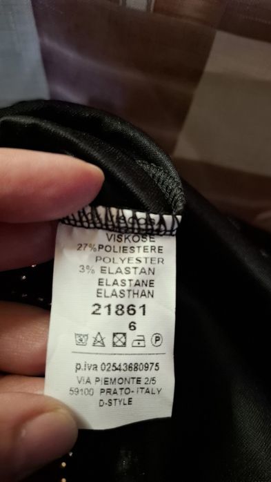 Bluzka welurowa cyrkonie.