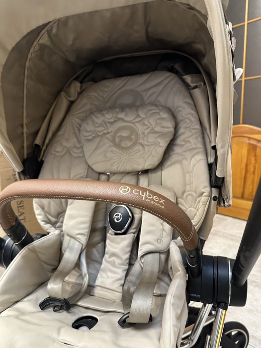 Cybex Mios Simply Flowers Beige Візочок Коляска