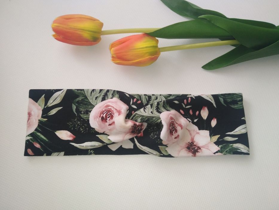 Szerokie opaski przeplatane  ~ na głowę ~ hand made