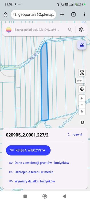 Sprzedam 2,95 ha gruntów rolnych – Bartoszów, gmina Legnickie Pole, działki 227/2, 228/2, 229/2 - Widok 3