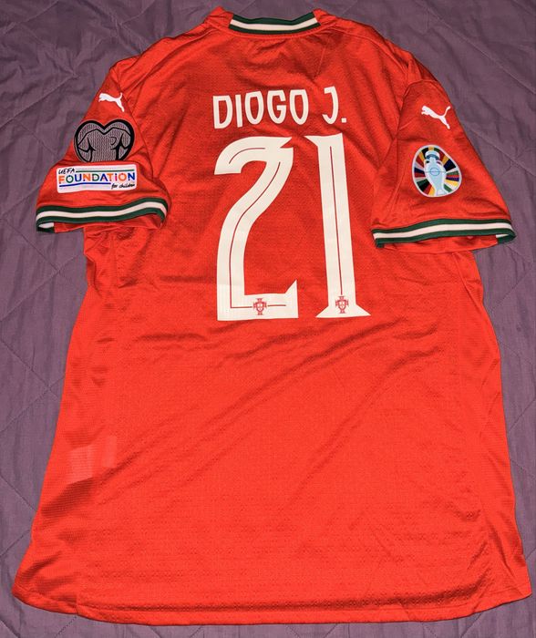 Camisola Seleção Nacional Versão Jogador Diogo Jota #21