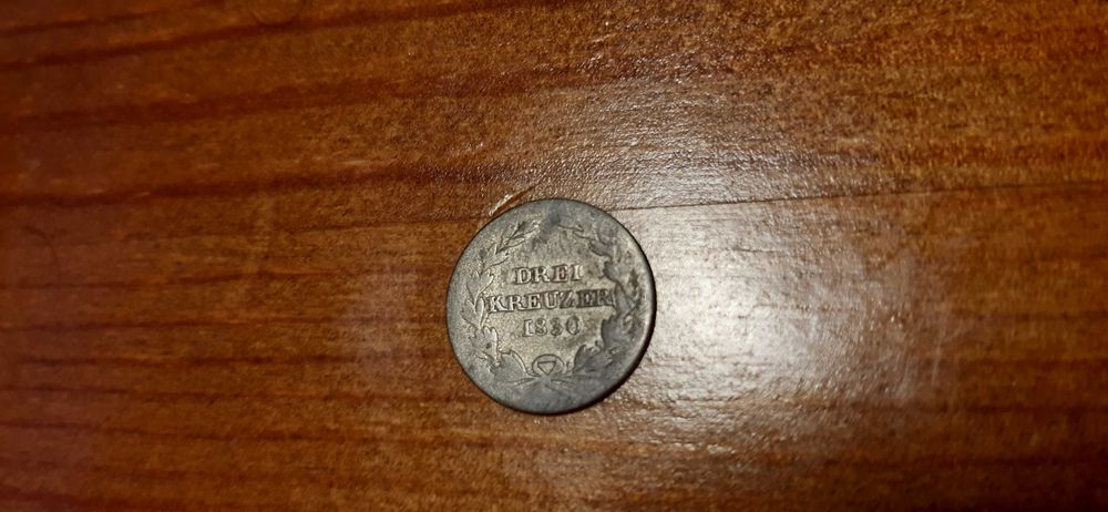 3 Kreuzer - Moeda GER - 1830
