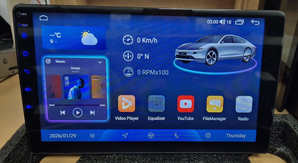 Autoradio Android Wi-Fi e 4g NOVO