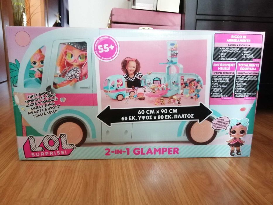 Conjunto 01 - Carrinha LOL 2-in-1 Glamper