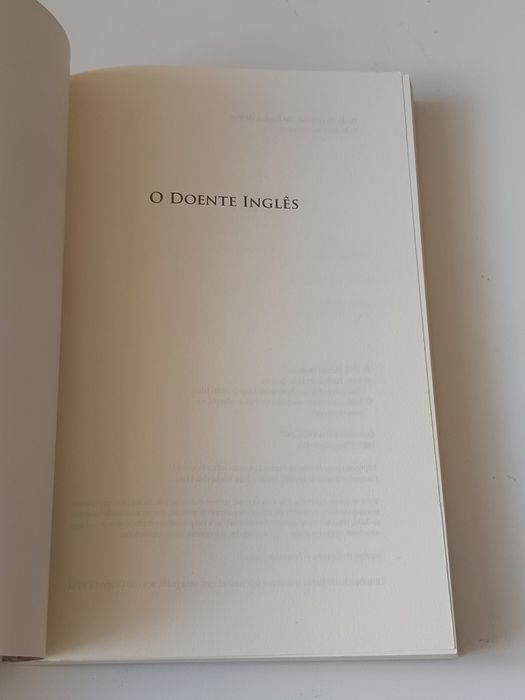 O doente inglês -