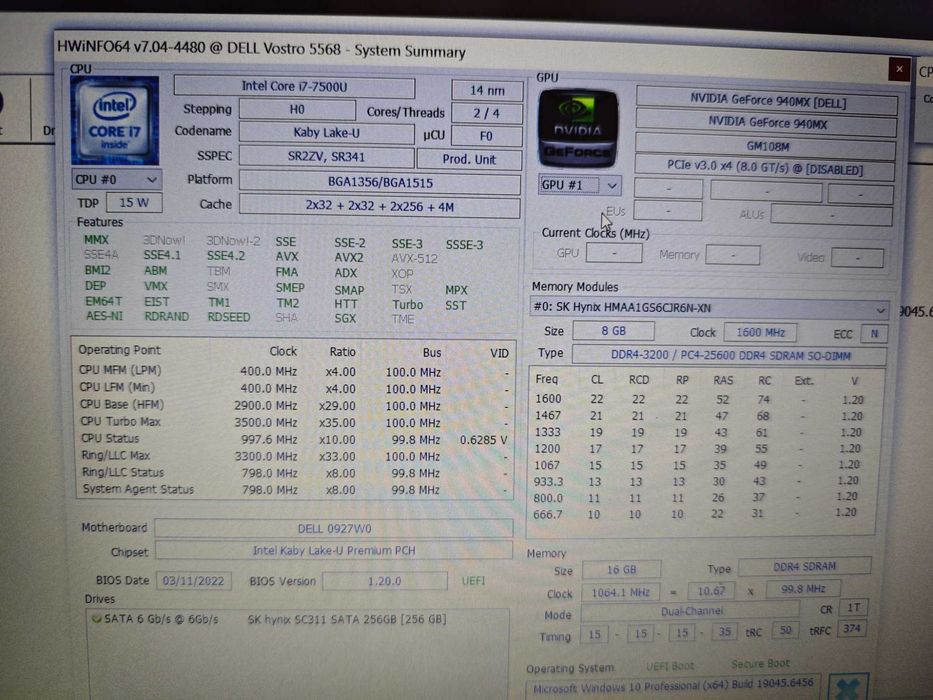 Ноутбук Dell Vostro 5568