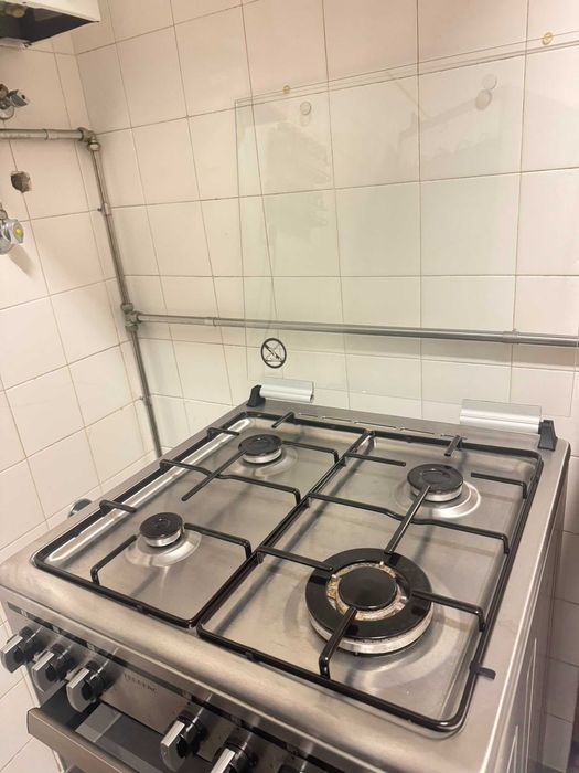 Fogão Telefac 60 cm: Gás Natural + Forno Elétrico | Como Novo