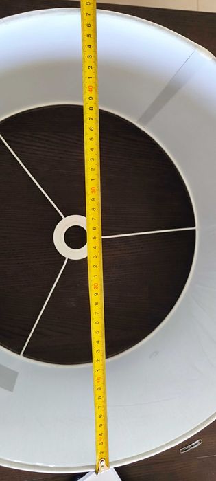 Abajour branco de tecido- Maisons du monde- tenho 2 novos ainda embalados