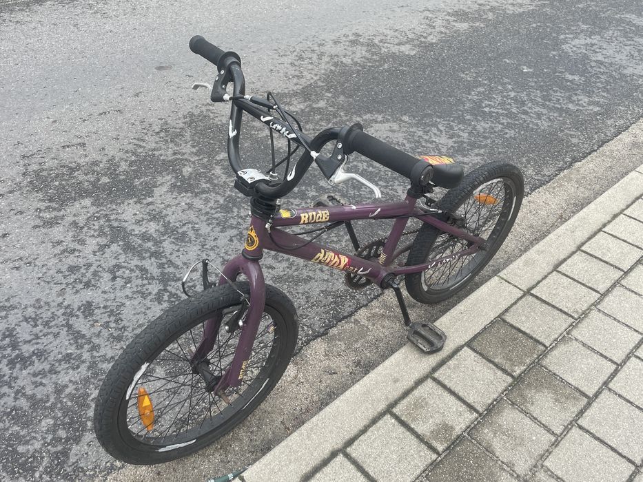 Rower BMX fiolet