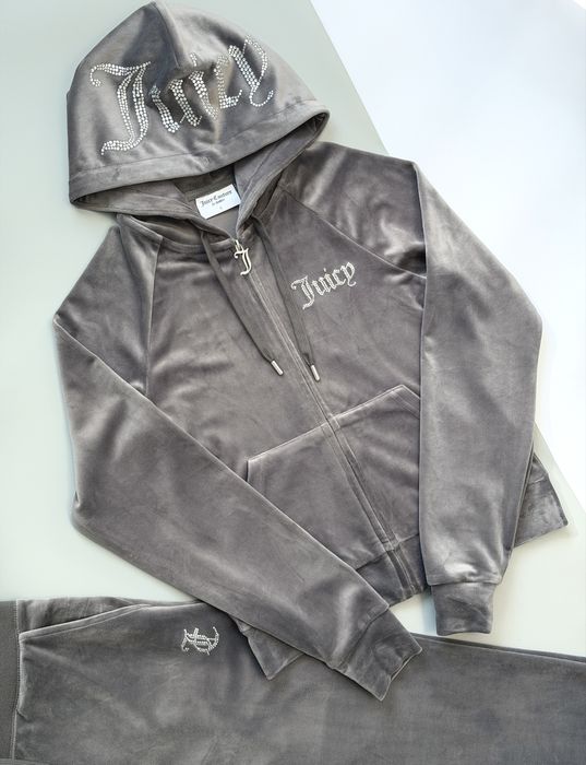 Сірий велюровий костюм Juicy Couture новий оригінал Xs, S