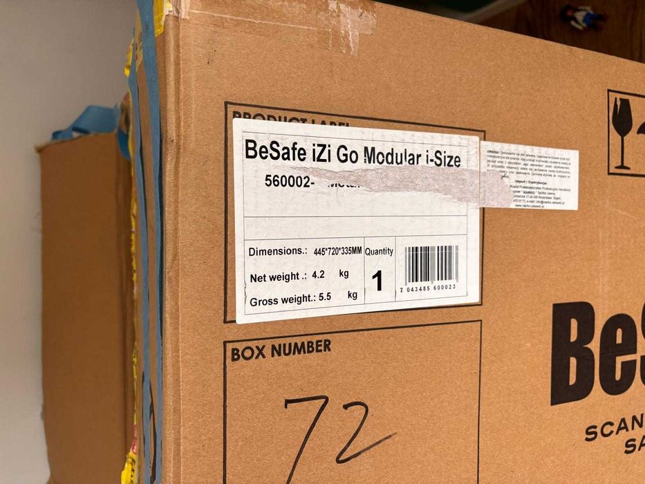 Fotelik samochodowy besafe Izi modular CAŁY ZESTAW