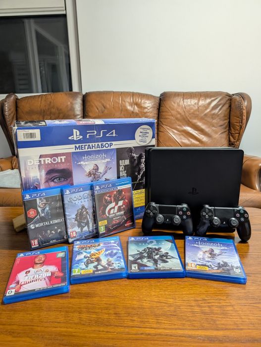 PlayStation 4 Slim 1TB | Пломба | Повний комплект