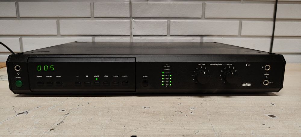 Magnetofon deck BRAUN Atelier C1. Po serwisie
