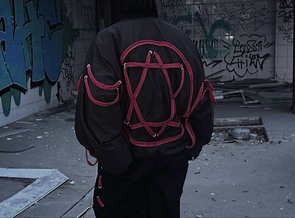 Куртка бомбер  оверсайз весна нефор y2k opium zxc  totally cullt