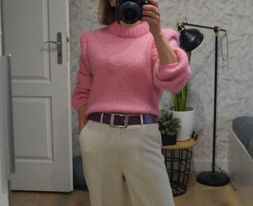 piekny unikatowy sweter premium alpaca + gratisy