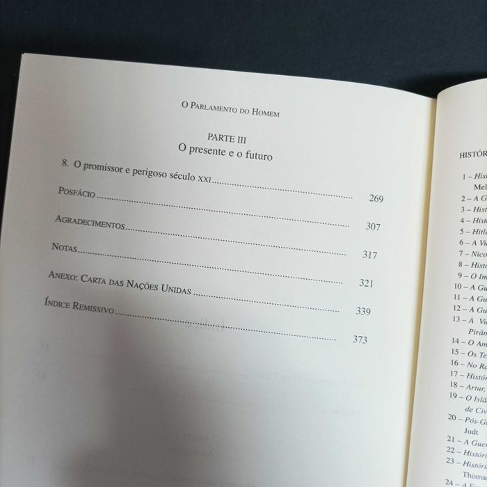 O Parlamento Europeu, história das Nações Unidas  Paul Kennedy