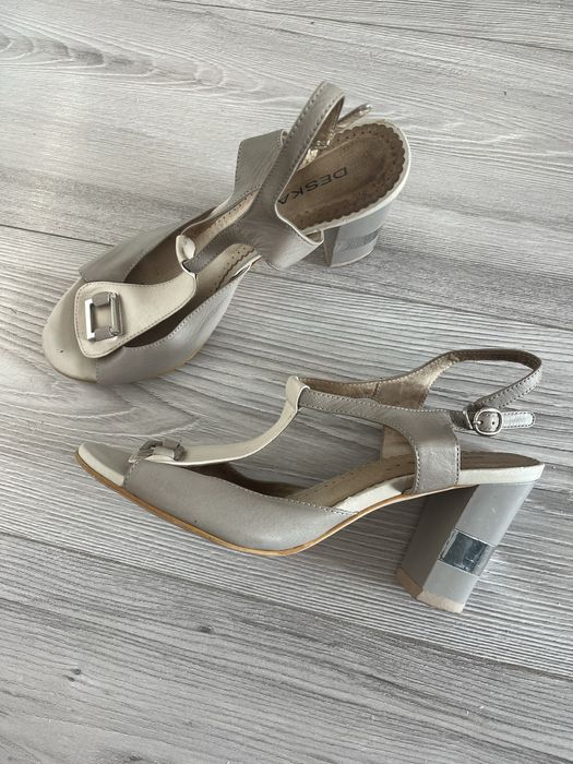 Deska buty obcasy skora skorzane 38