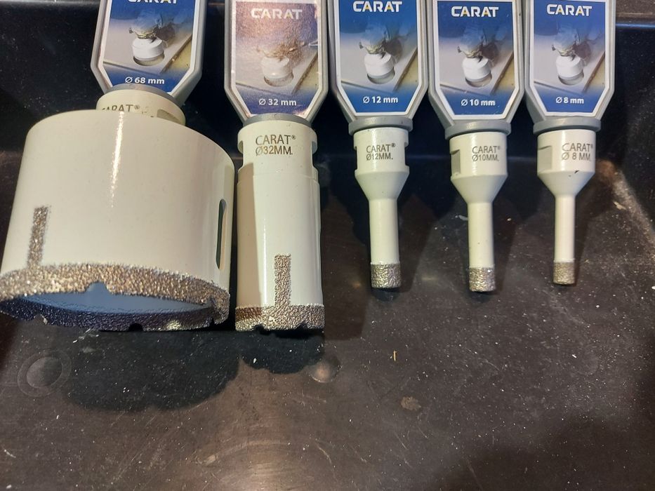 Otwornice diamentowe do płytek gresu