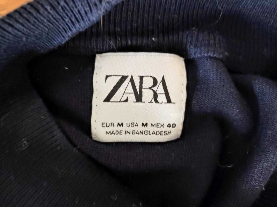 sweter pulower bluza męska Zara kardigan elegancki do pracy półgolf