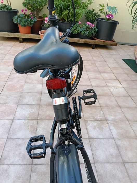 Bicicleta elétrica Shimano de 7 velocidades