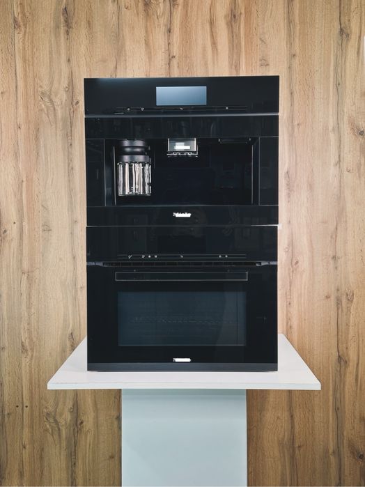 Кавомашина CVA 7845 + Духова шафа з СВЧ H 7840 BM | Obsidian Black