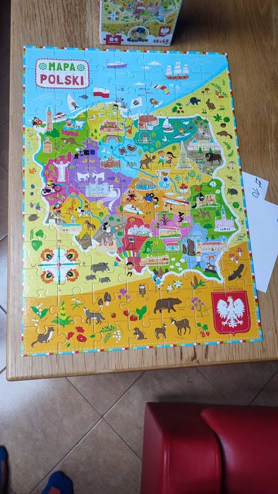 Puzzle mapa polski durze dziecięce #10