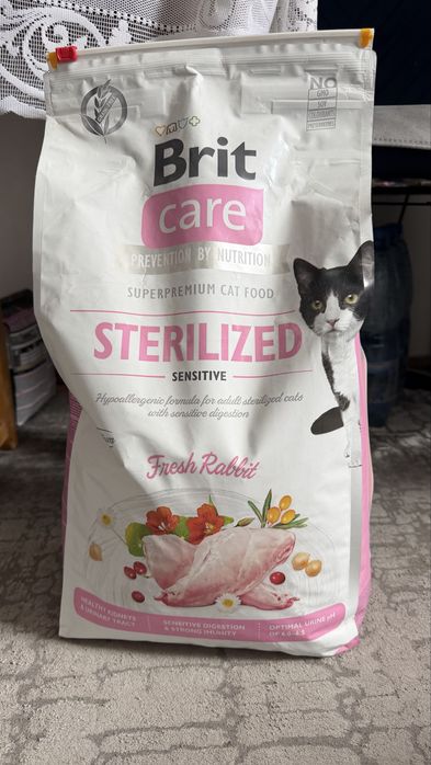 Корм для кішок Brit sterilized sensitive