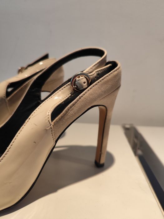 Sapatos de verniz/ camurça Zara Pink(Cor de rosa) N° 39
