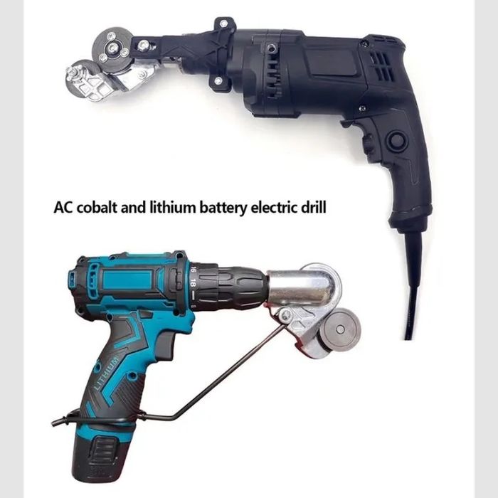 Adapter końcówka do cięcia blachy na wkrętarkę, wiertarkę