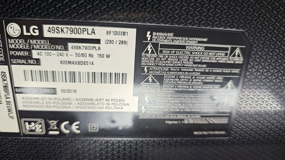 smart tv lg 49SK7900PLA Super uhd