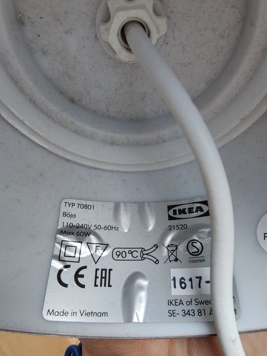 Candeeiro IKEA BÖJA